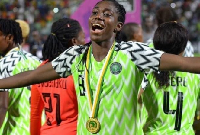 Oshoala Hits Falcons Austria World Cup Camp  Sunday