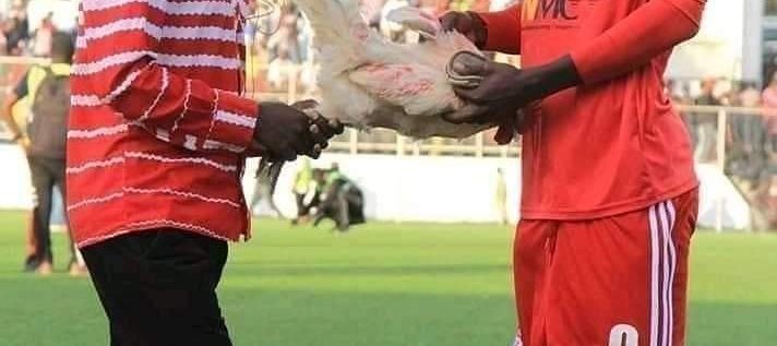 Malawian Player Receives Chicken For Man Of The Match Award