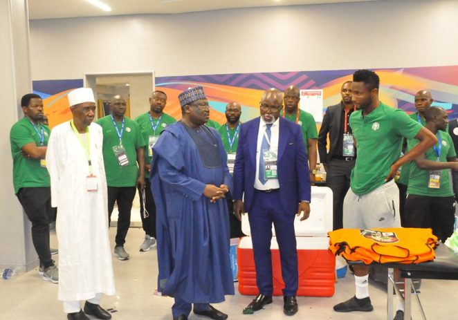 Senate President Charges Eagles To Win AFCON Bronze