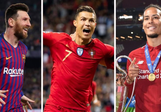 Messi, Ronaldo, Van Dijk Battle For UEFA Men’s Player Of The Year