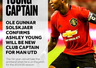 Solskjaer Confirms Young As Manchester United Captain For New Season