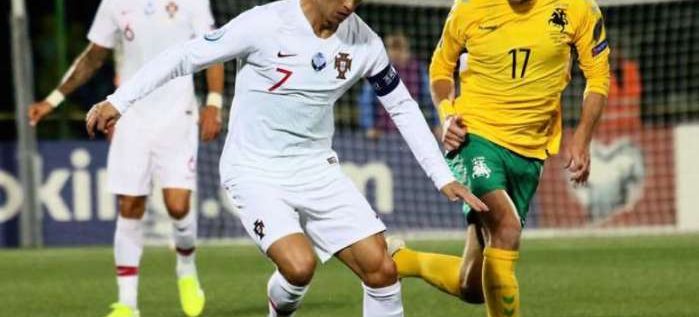 Cristiano Ronaldo scores four times as Portugal rout Lithuania 5-1