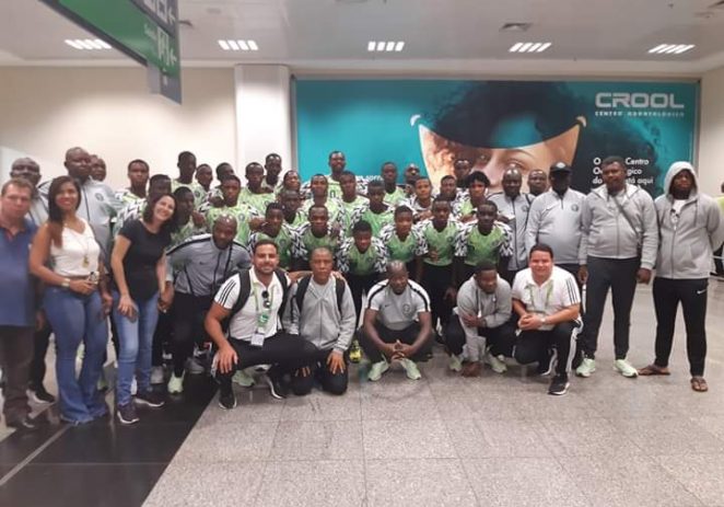 FIFA Officially Welcomes Golden Eaglets To Brazil For U-17 World Cup