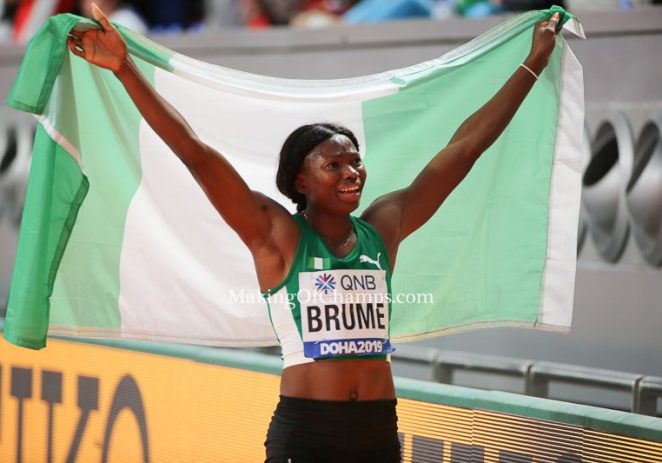 Ese Brume Finishes Second In Doha Diamond League