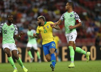 Super Eagles Players’ Reactions After Brazil Draw.