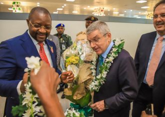International Olympics Committee President arrives Nigeria On Two-day Official Visit