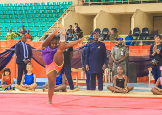 Sports Minister Commends Tony International Gymnastics for nurturing future Gymnasts