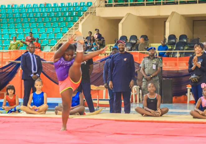 Sports Minister Commends Tony International Gymnastics for nurturing future Gymnasts