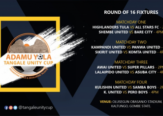 Highlander Tula And All Stars Fc To Kick Start The Adamu Yola Tangale Unity Cup Knockout Stage