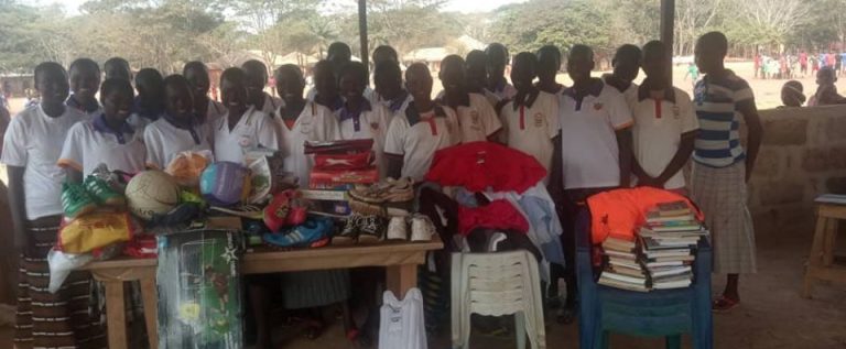 Delta State FA’s NGO Donates Sports Materials, Books To IDP Camp
