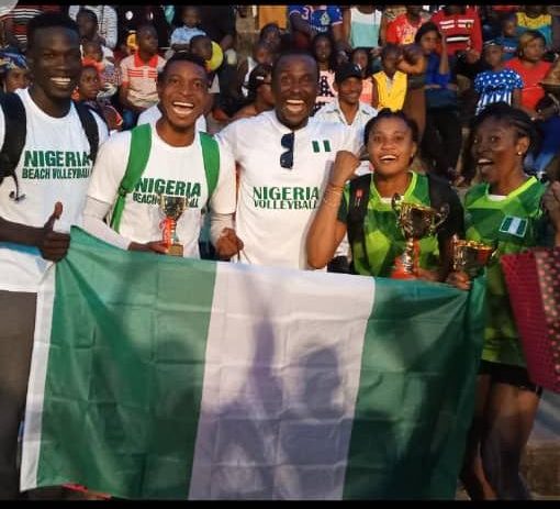 Beach Volleyball Team Open Nigeria’s 2020 Sports With Gold Medal