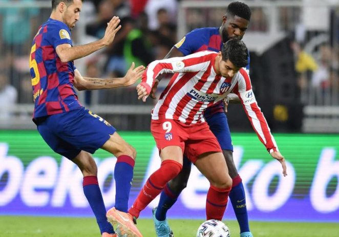 Atletico Stun Barcelona To Set Up All-Madrid Super Cup Final