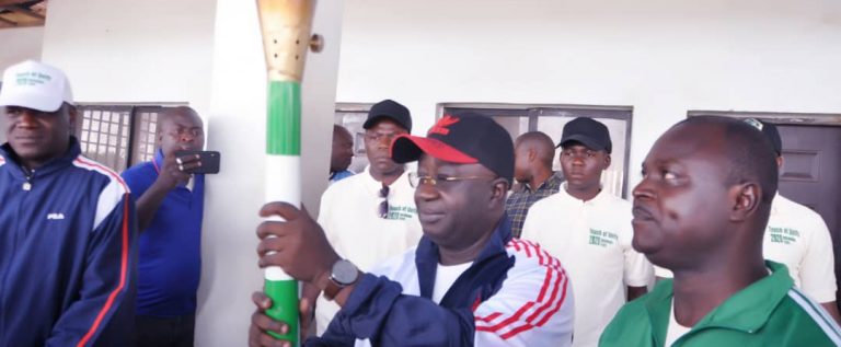 Nasawara Governor, Sule Receives NSF Torch Of Unity, Assures Of Good Representation