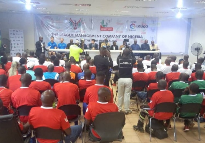 140 Coaches Participate in LMC/LaLiga Coaching Seminar In Abuja