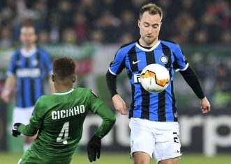 Europa League Roundup: Eriksen Scores First Inter Goal, Ajax Lose, United Held