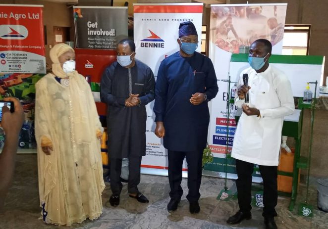 Sports Minister Launches No Contact Machine Face Masks To Curb COVID-19 Spread