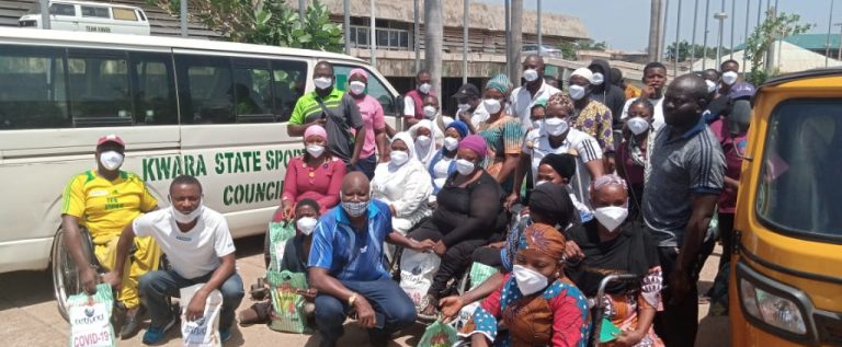 Kwara Paralympic Team Receives 50 Bags Of Rice As COVID-19 Palliative