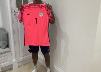 Carl Ikeme Auctions Last Super Eagles Shirt To Raise Relief Fund For COVID-19 In Nigeria