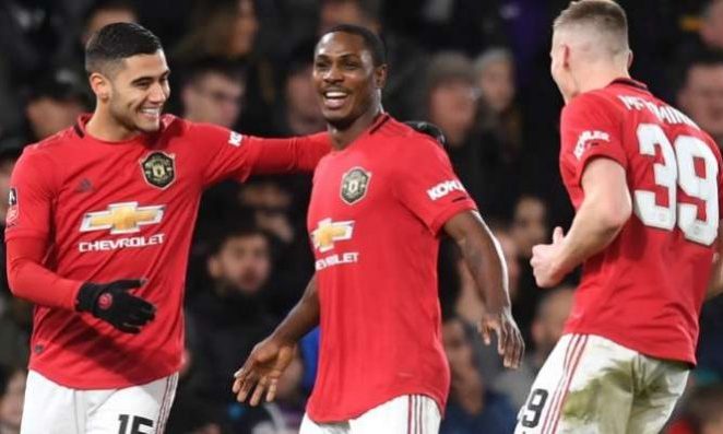 Odion Ighalo Powers Manchester United Into FA Cup Semi-final