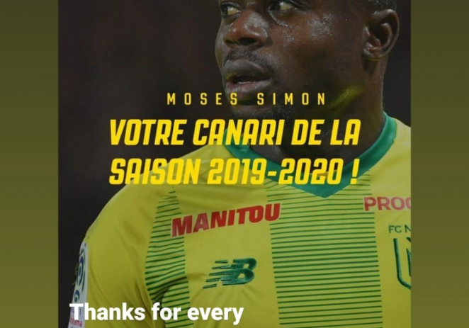 Simon Moses Dedicates Nantes Player Of The Year Award To Wife