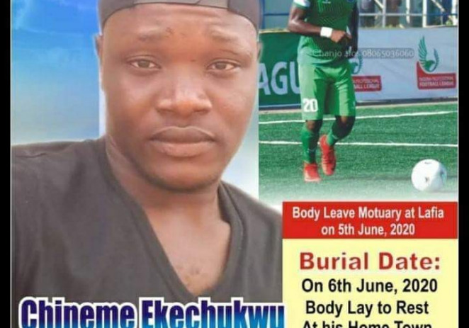 Late Nasarawa United Defender Chineme Martins To Be Buried Friday