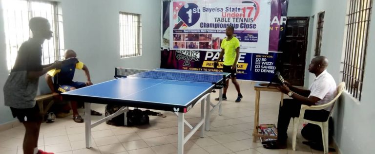 Bayelsa State Table Tennis Association Vice Chairman Donates Table Tennis Boards