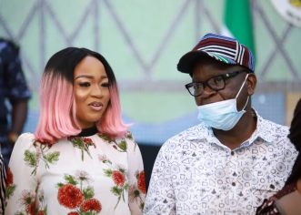 Super Falcons Star, Ordega Visits Gov Ortom Canvasses For Female Football Team