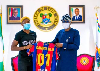 Lagos Governor Sanwo-olu Promises To Support Asisat Oshoala Foundation