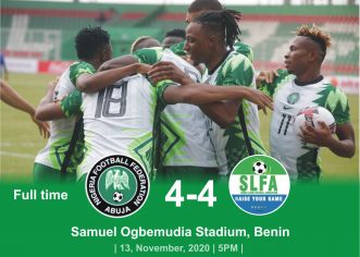FIFA, CAF, React To Nigeria’s 4-4 Draw Against Sierra Leone