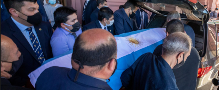 Football World Mourns As Maradona Is Laid To Rest