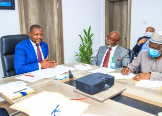 NFF President, Secretary In Closed Door Meeting With Sports Minister