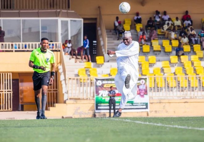 Kwara Sports Arena team Battle Governor Abdulrahman’s Selected Side In Novelty Match