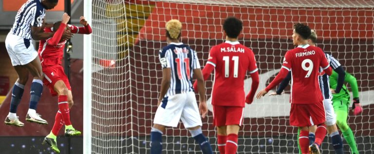 Semi Ajayi On Target As West Brom Frustrate Liverpool At Anfield