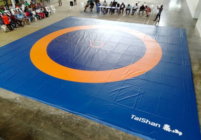 2020 NSF: Bayelsa Wrestlers Recieve New Mat From Government