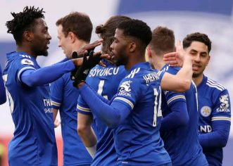 Rodgers Praises Iheanacho After His Two Goals, Assist Bundled Man United Out Of FA Cup