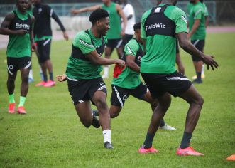 2021 AFCON Qualifiers: 23 Eagles Train In Lagos As Osimhen Arrives