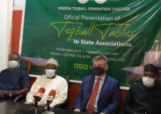 Nigeria Teqball Federation Distributes 56 Tables To State Associations, NPFL, NWFL Clubs