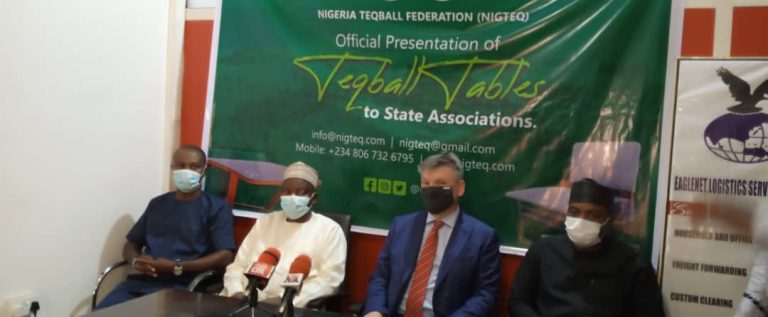 Nigeria Teqball Federation Distributes 56 Tables To State Associations, NPFL, NWFL Clubs