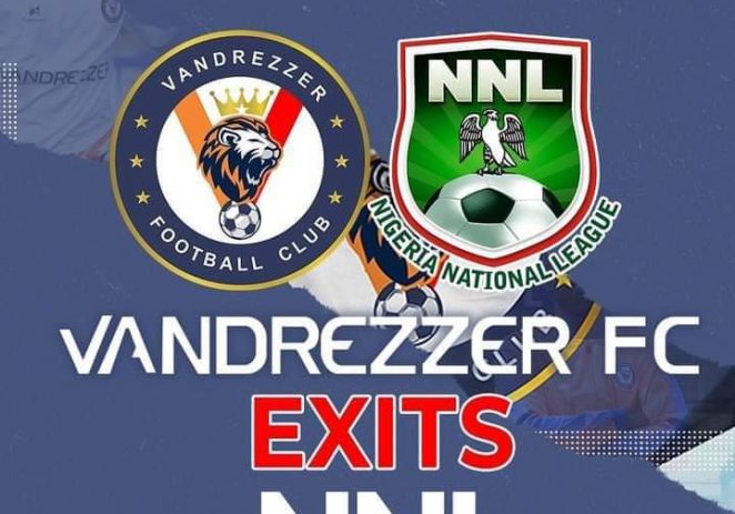 Vandrrezzer FC Pull Out Of Nigeria National League 2020/2021 Season