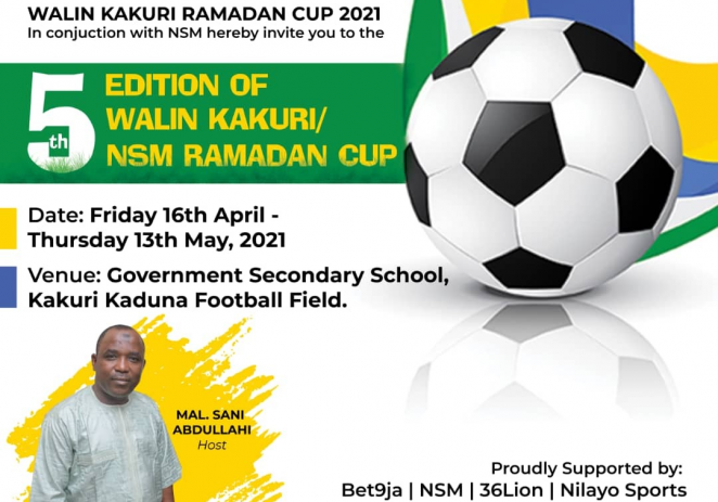 NSM/Walin Kakuri Ramandan Competition: Prominent Football Stakeholders Storm Kaduna