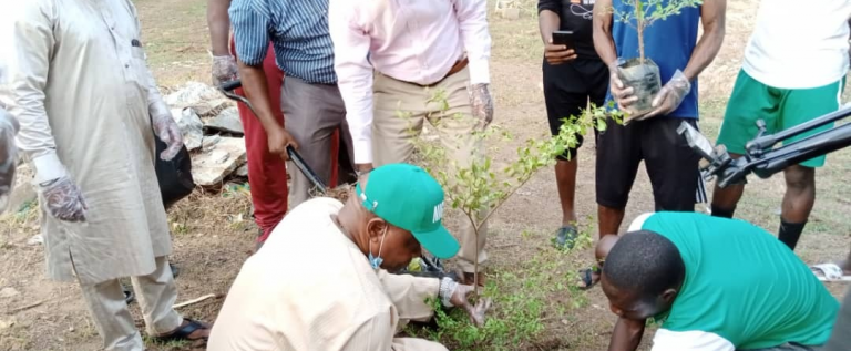 Nigeria Teqball Federation Embarks On Tree Planting In Abuja