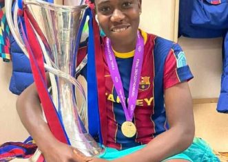 Asisat Oshoala Becomes First Africa Woman To Win UEFA Champions League