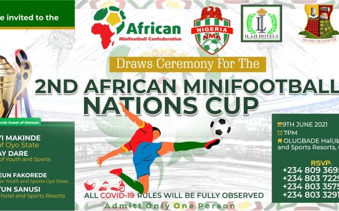 2021 Africa Minifootball Cup: Nigeria Battles Djibouti In Opener