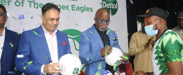 Dettol Becomes Hygiene Partner Of The Super Eagles For AFCON, World Cup