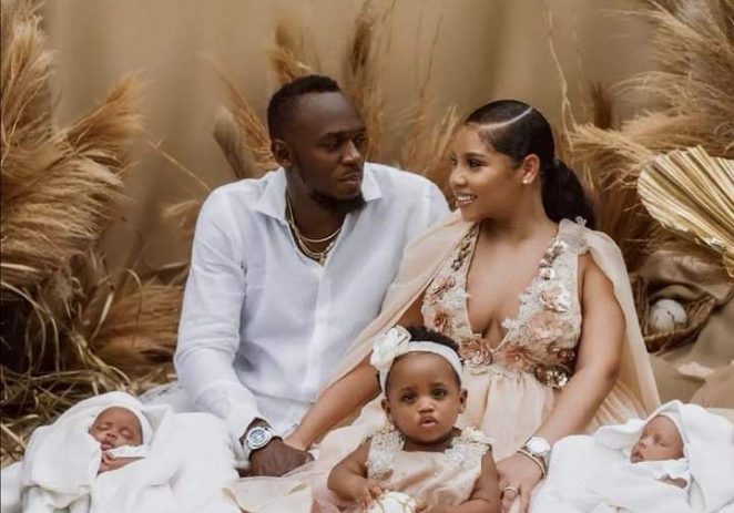 Usain Bolt, Kasi Bennett Welcome Twins, Name Them Saint And  Thunder