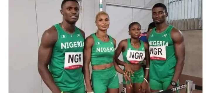 Tokyo 2020: Nigeria Breaks New Africa Record, Crash Out Of Mixed 4x400m Relay