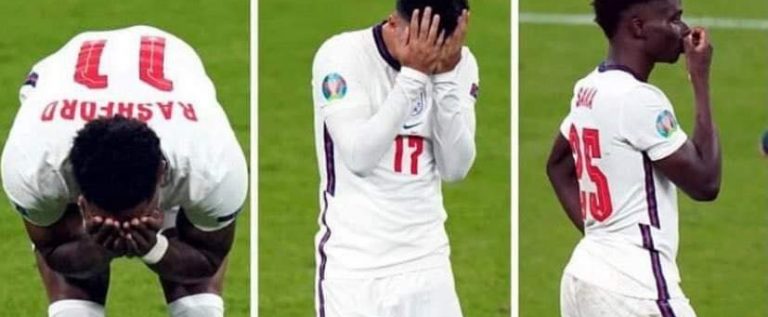 Euro 2020 Penalty Miss: “Go Back To Nigeria” – English Football Fans Tell Saka