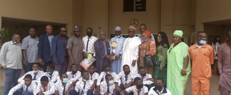 FCT Minister Receives National Principals Cup Champions, Fosla Academy