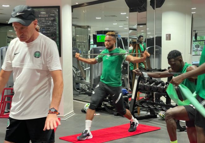 CONFUSION: Super Eagles Players Thrown Out Of Gym Centre In Camp