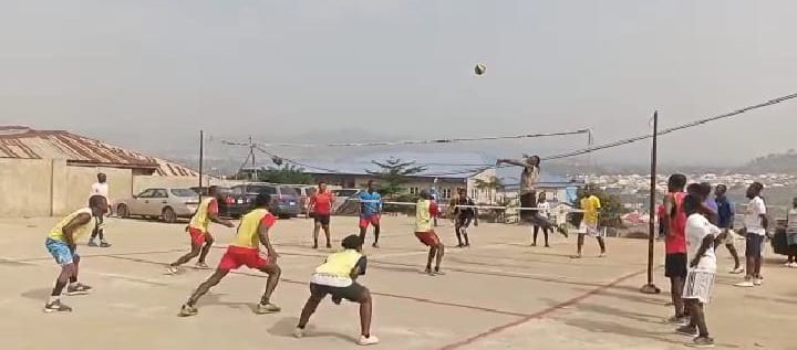 CKC Kubwa Battles Church Of Annuciation  In Catholic Church Volleyball Championship